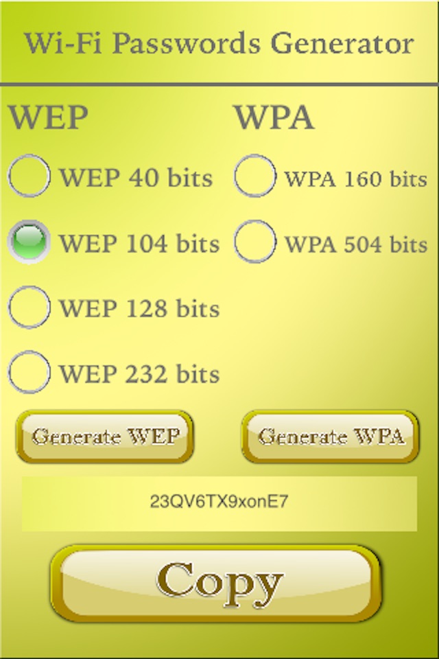 Wi-Fi Passwords Generator screenshot 3