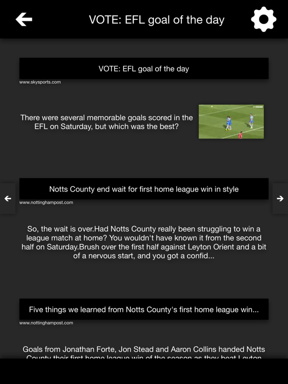 Screenshot #5 pour All The News - Notts County Edition