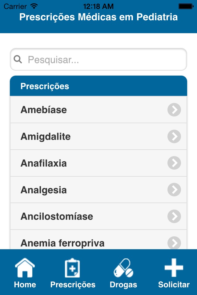 Prescrições Médicas em Pediatria screenshot 2