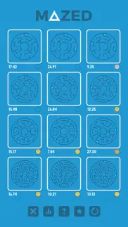 mazed - 2d labyrinth tilt game iphone screenshot 2