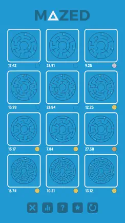 Mazed - 2D Labyrinth Tilt Game iPhone image 2
