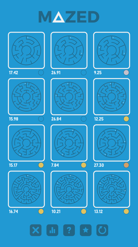#2. Mazed - 2D Labyrinth Tilt Game (iOS) 由: Oval Software Oy