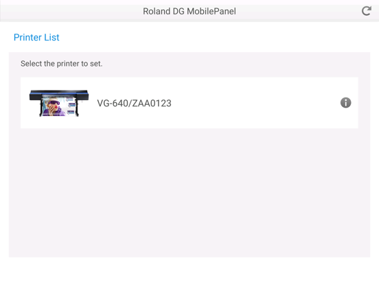 Screenshot #4 pour Roland DG Mobile Panel