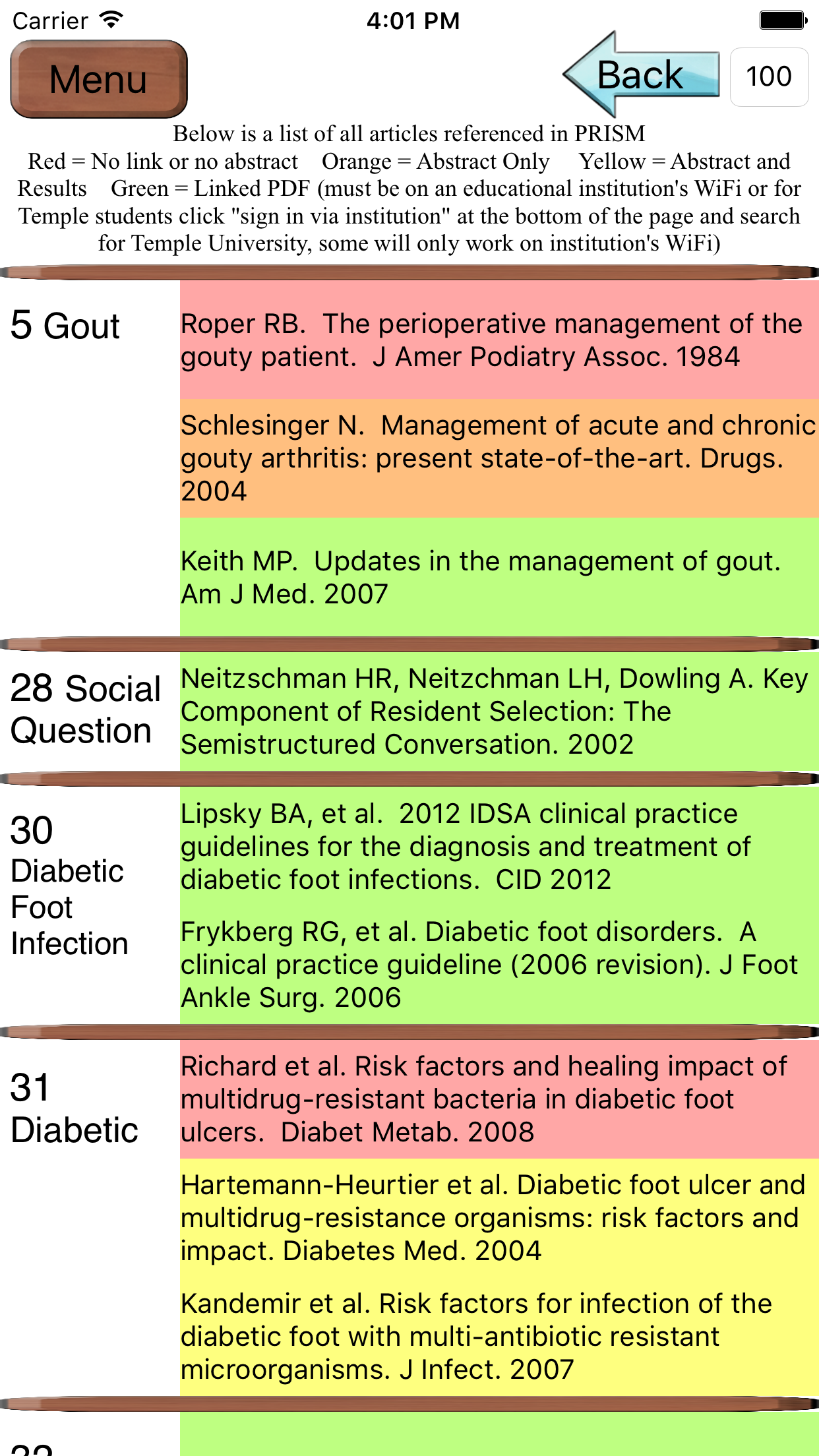 Podiatry PRISM screenshot 3