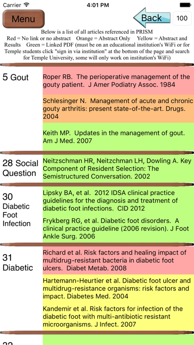 Podiatry PRISM Screenshot 3 - AppWisp.com Podiatry PRISM Screenshot 3 - AppWisp.com