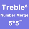 Number Merge Treble 5X5 - Merging Number Block