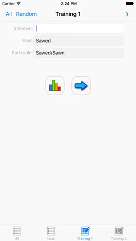 Game screenshot List of English Irregular Verbs hack