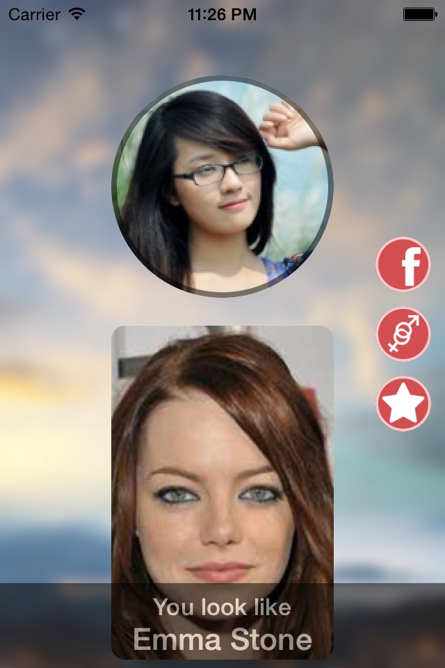 What famous person do you look like? screenshot 2
