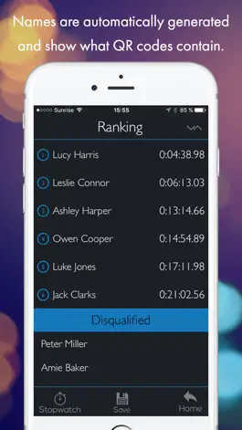 Game screenshot QR Stopwatch apk