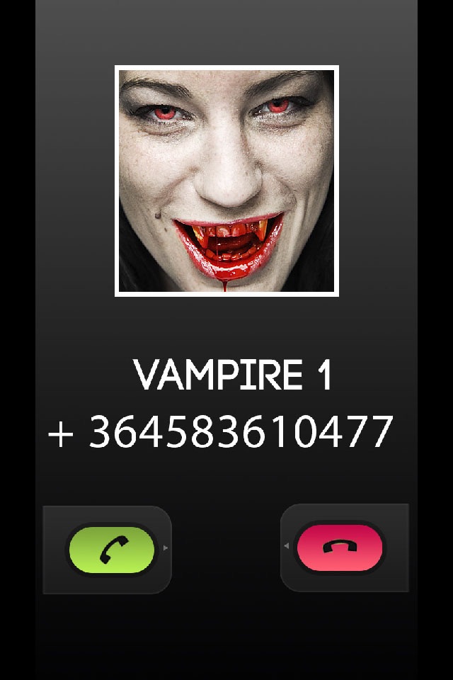 Fake Call Vampire Prank screenshot 2