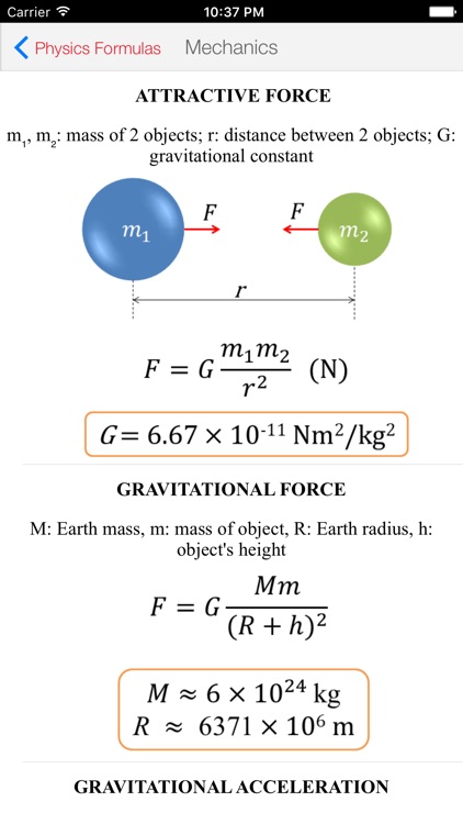 Physics Formulas