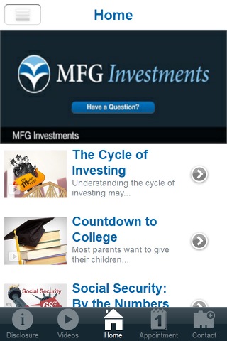 MFG Investments, LLC. screenshot 2