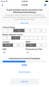 CORAL: Prostate Cancer Risk and Survival screenshot
