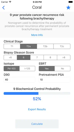 Скриншот CORAL: Prostate Cancer Risk And Survival на iPhone 2