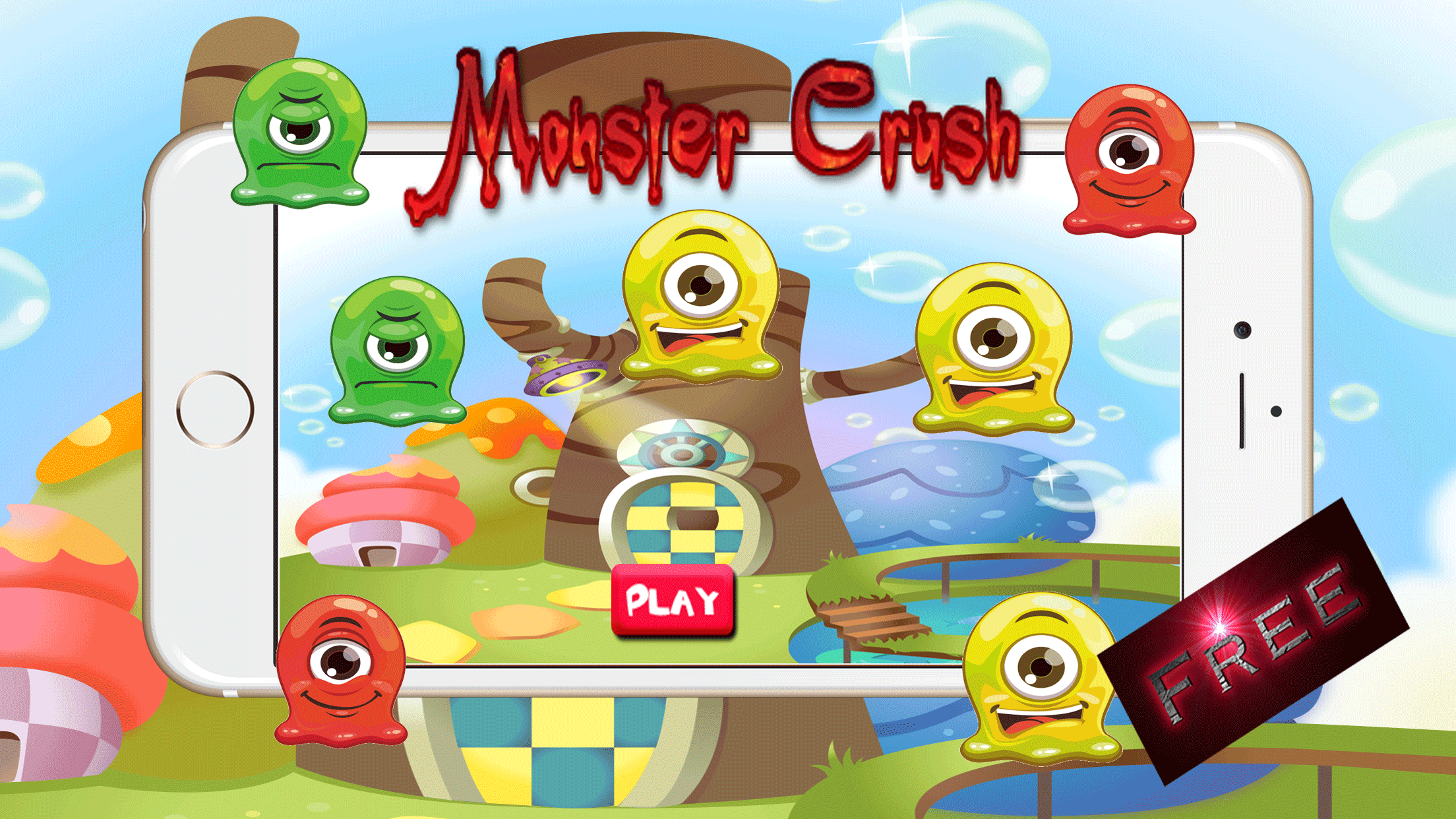 Monster Crush Adventure - Game Match 3 Puzzle Busters For Kids Free