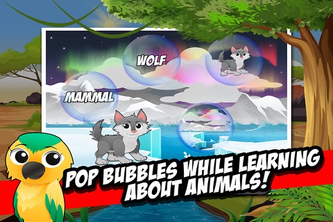 My Cartoon Critters: An animal sound and sight-word app for youngsters. screenshot 4