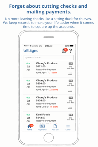 billSync, More than bill pay. Analytics to Save Money. screenshot 3