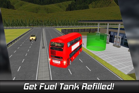 City Double Decker Bus Driver Simulator 2016 screenshot 3