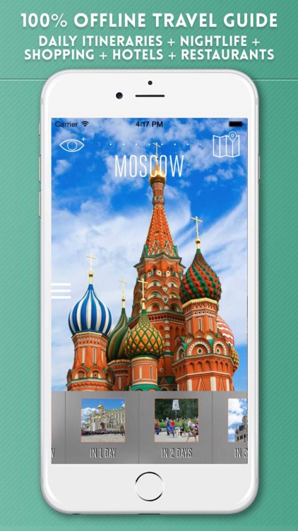 Moscow Travel Guide and Offline Metro Map