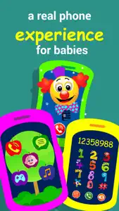 Fun phone toy for kids,  Play phone for toddlers with musical baby games screenshot #1 for iPhone