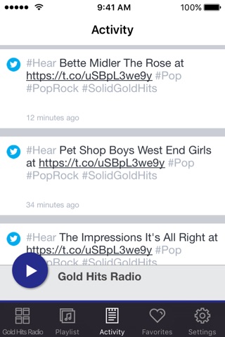 Gold Hits Radio screenshot 2