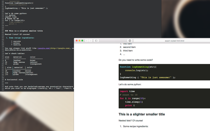 md - Markdown writing App thumbnail 3