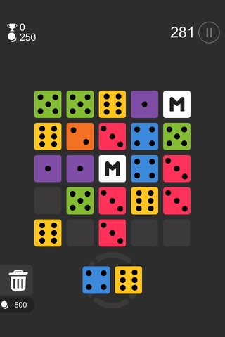 Dice Matrix 100/100 - a Blocks Grid Fit Puzzle Cool World! screenshot 3