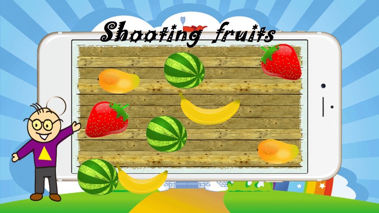 Shooting Crush Fruits - puzzle games for kid free