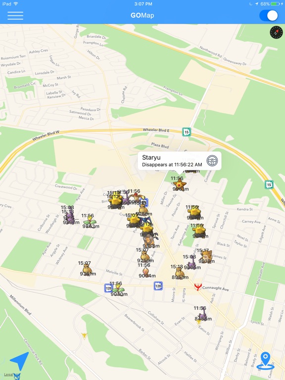 Screenshot #4 pour Live Radar - Maps and Notification for Pokémon GO