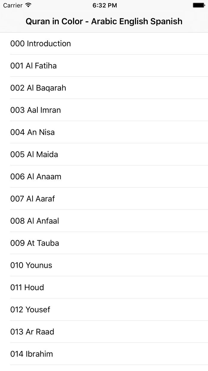 Quran in Color Spanish English Arabic