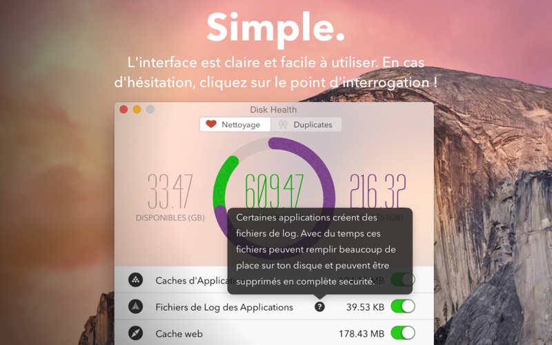 Screenshot #3 pour Disk Health - Nettoyeur de disque