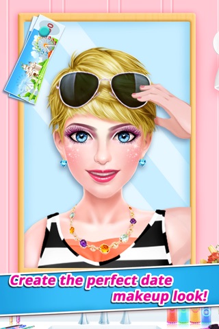 Romantic Fun Fair Dream Date Salon -  SPA, Makeup & Dressup Girls Game for FREE screenshot 4