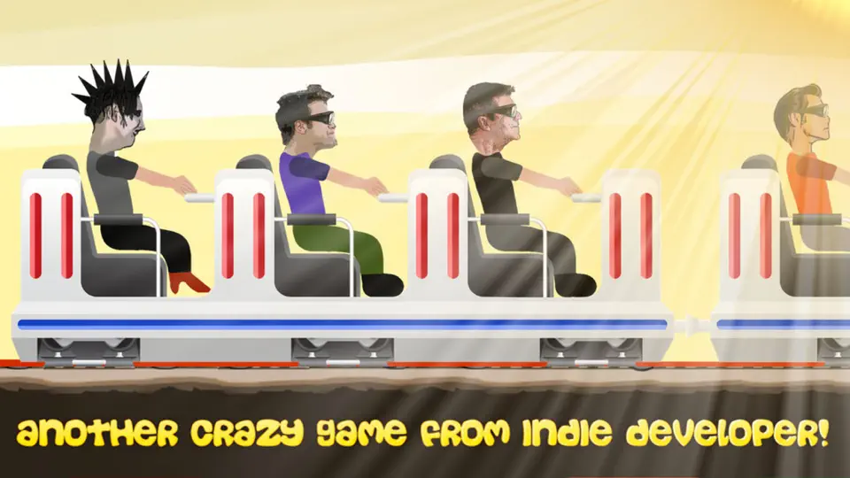 Скриншот Celeb Rush - Crazy Ride With A Celebrity And The Roller Coaster на iPhone 2