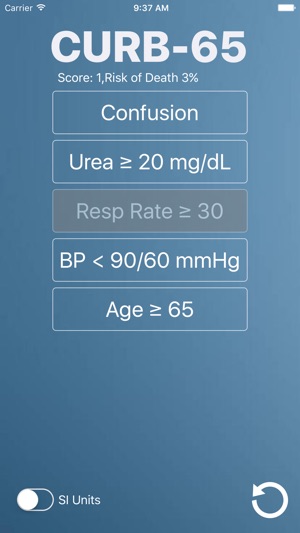 CURB-65: Medical Risk Calculator for Bacterial and Viral Pne(圖3)-速報App