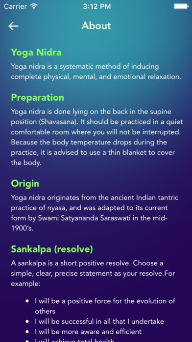 Yoga Nidra - Guided Meditation Screenshot