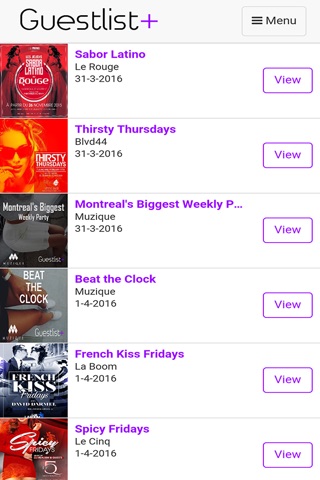 Guestlist Plus - Montreal Nightlife screenshot 3