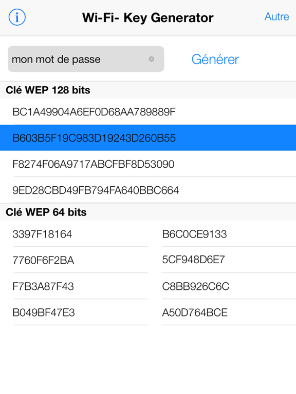 Screenshot #4 pour iWep Generator Pro - WiFi Pass