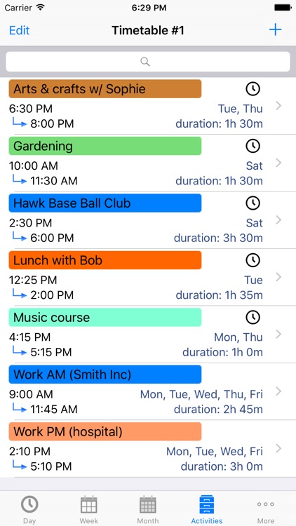 TimeTables & Calendars screenshot-3