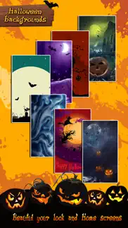 halloween wallpapers hd - pumpkin, scary & ghost background photo booth for home screen iphone screenshot 3