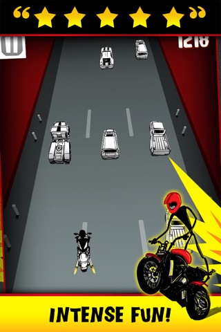 Stickman Street Bike Motorcycle Highway Race - PRO Turbo Multiplayer Edition screenshot 2