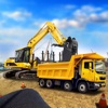 Heavy Road Excavator Crane - Drive Heavy Construction Vehicle City Builder Sim Game