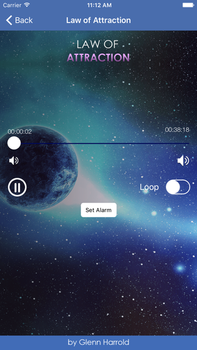 Law of Attraction Hypnosis by Glenn Harrold Screenshot