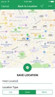 simple location tracker - track and find car parking with gps map navigation iphone screenshot 4