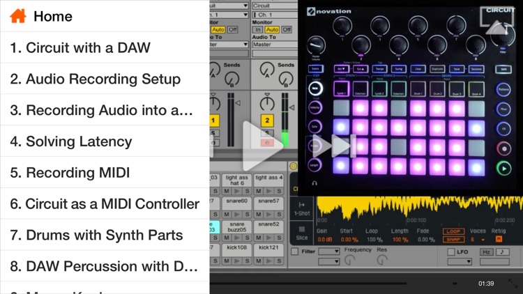 Adv. Course For Novation Circuit