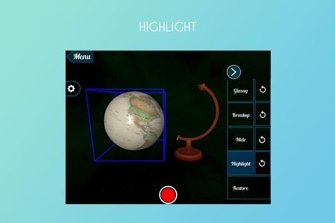 Virtual Reality(VR) Earth Globe screenshot 3