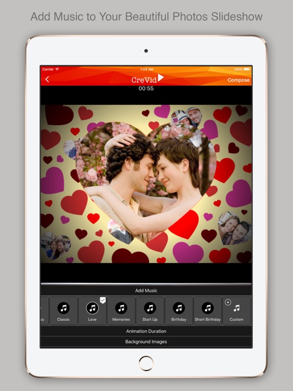 Screenshot #6 pour Photos & Video Slideshow Maker
