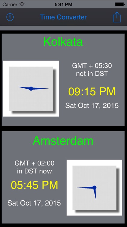 Time Converter Two Zone