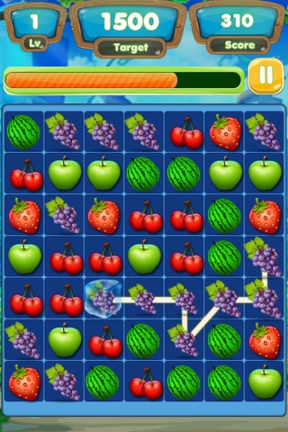Crazy Fresh Fruit Match-3 Line screenshot 4