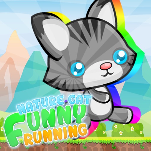 Nature Cat Funny Running icon