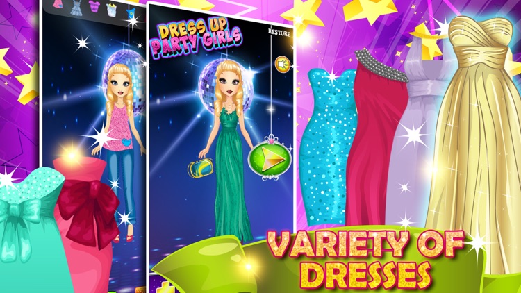 Dress Up Party Girl –Party Salon Girls Makeup & Dressup Games